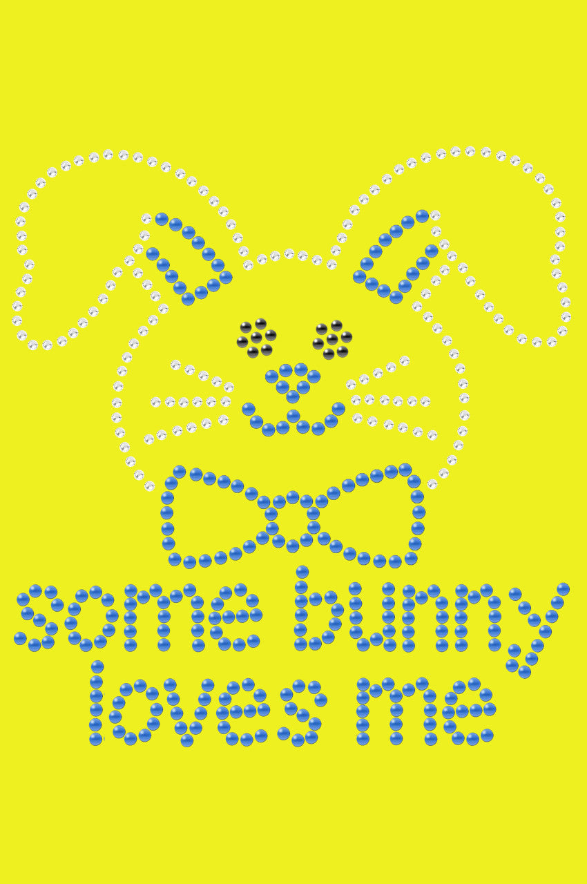 Some Bunny Loves Me (Blue) - Bandanna