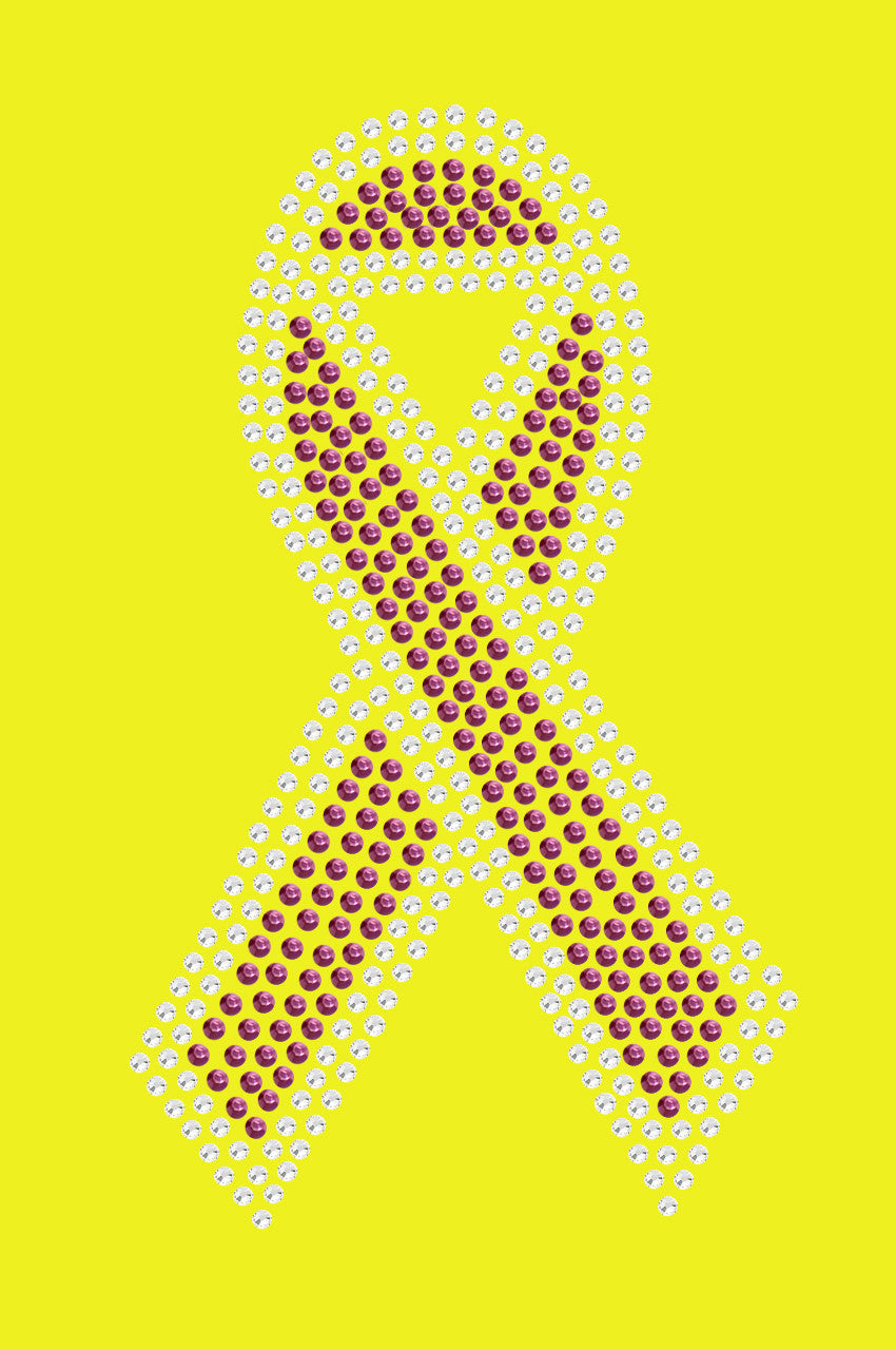 Ribbon (Pink with Clear Rhinestones) - Bandanna
