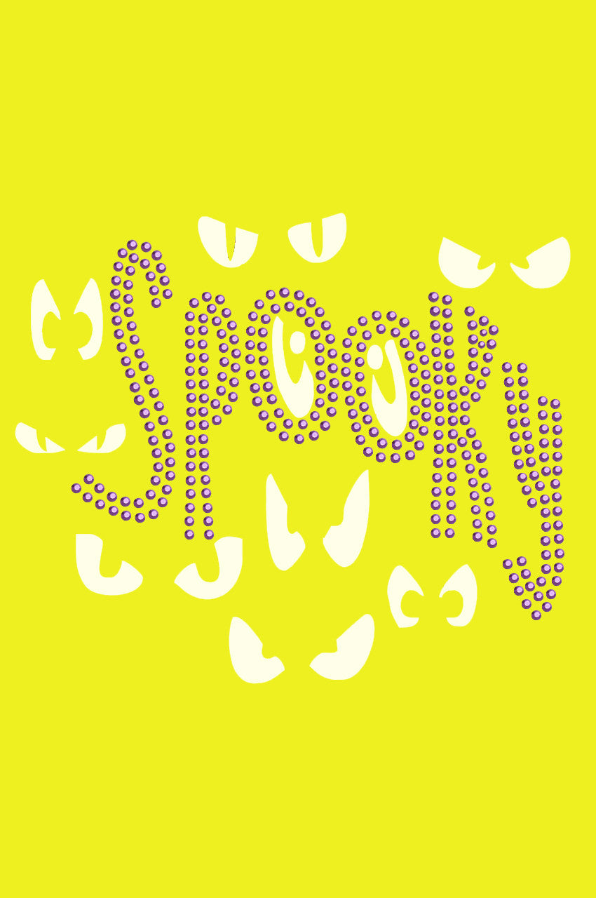 Spooky Glow in the Dark Eyes - Bandanna