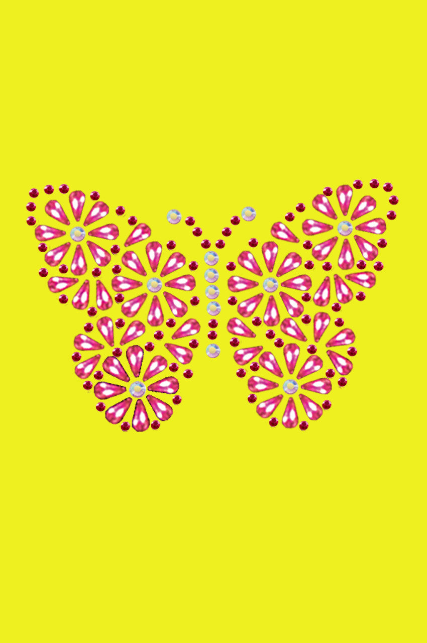 Pink Nailhead Butterfly - Bandannas