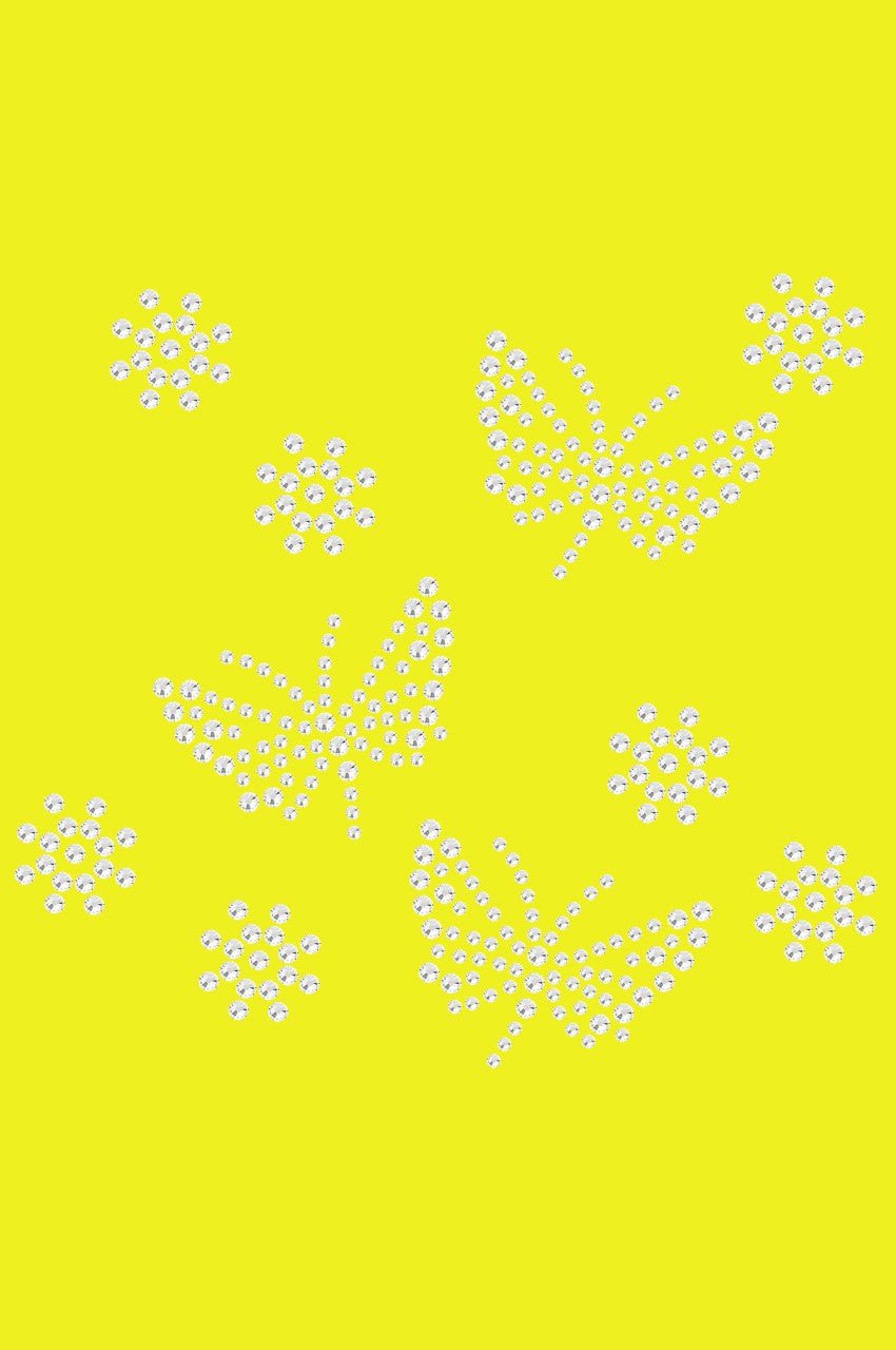 Small Rhinestone Butterflies - Bandanna