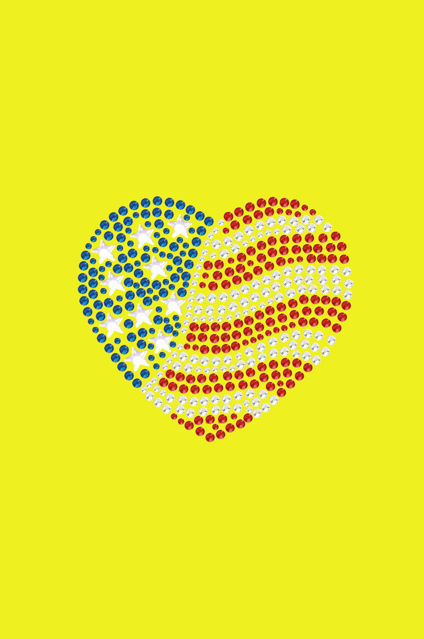 Patriotic Heart 2 Bandanna