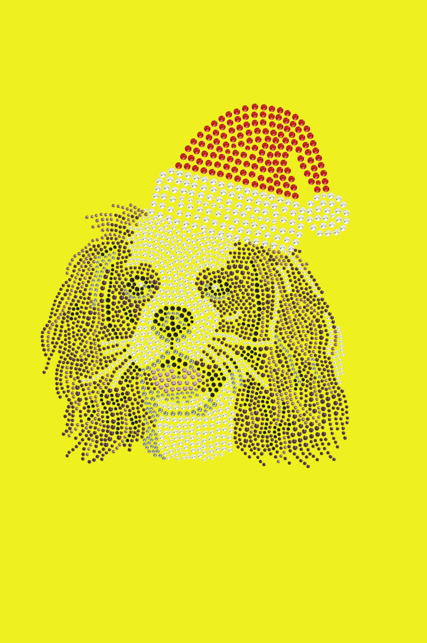 Cavalier King Charles Spaniel with Santa Hat - Bandana