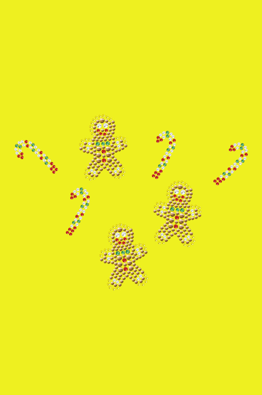 Gingerbread Men & Candy Canes - Bandana