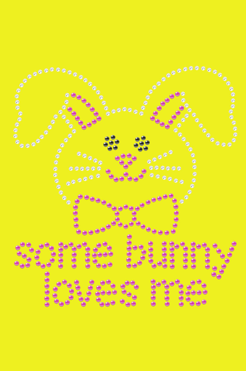 Some Bunny Loves Me (Pink) - Bandanna