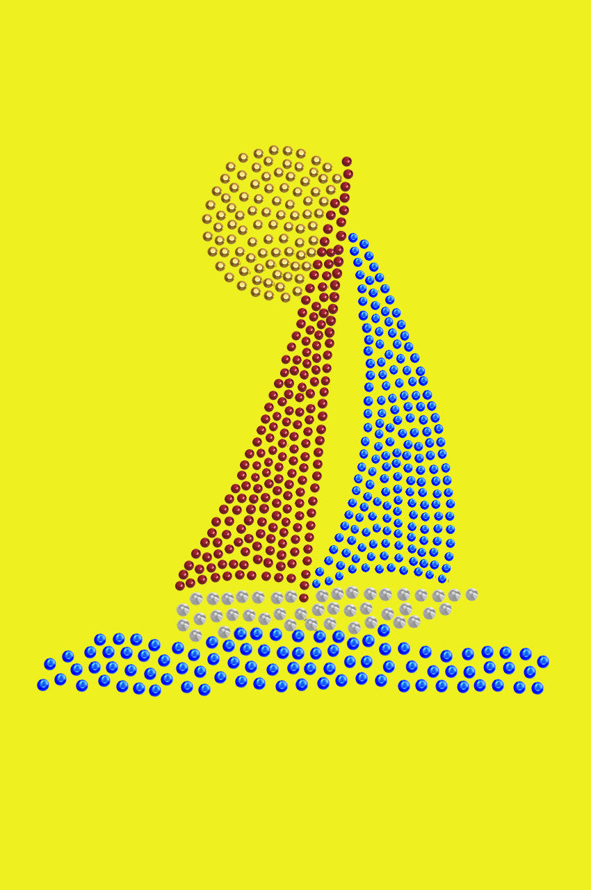 Sailboat (Rhinestud) - Bandanna