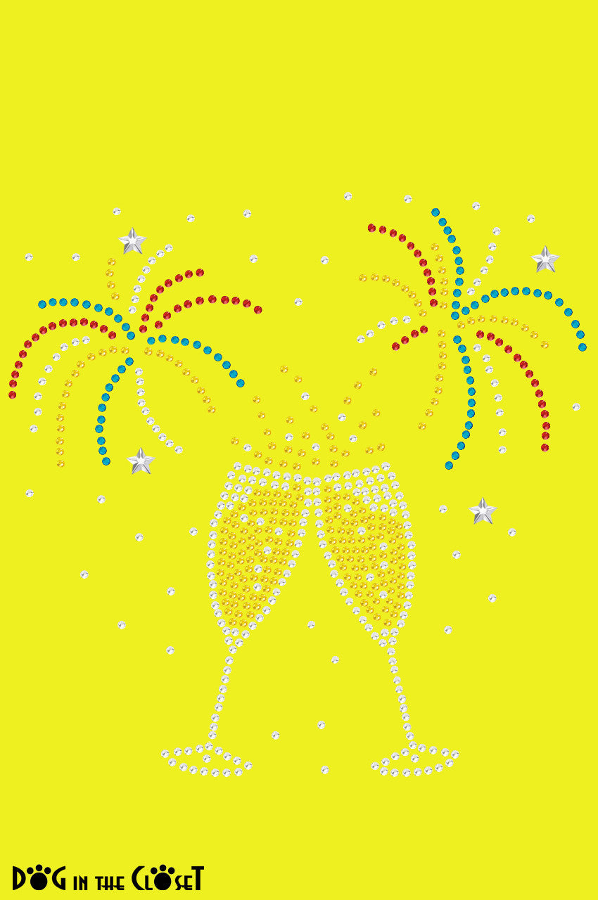 Happy New Year Drink & Fireworks - Bandanna