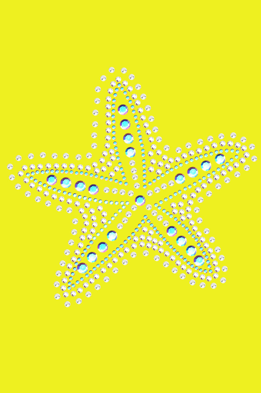 Iridescent AB Starfish - Bandanna