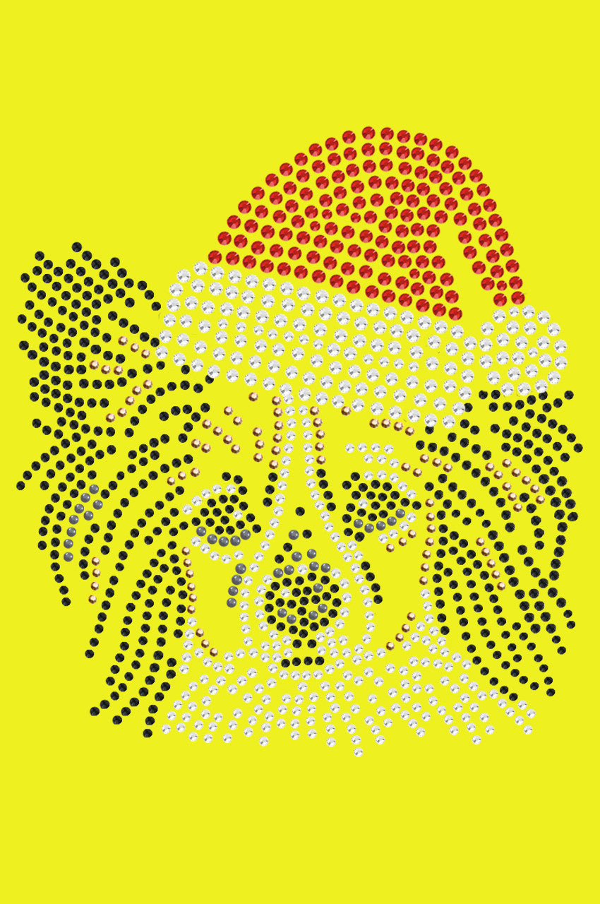 Papillon with Santa Hat - Bandana