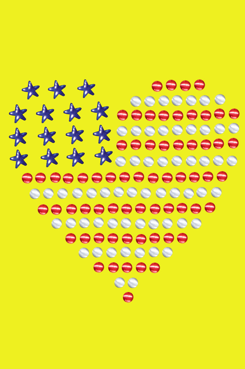 Patriotic Heart 1 Bandanna