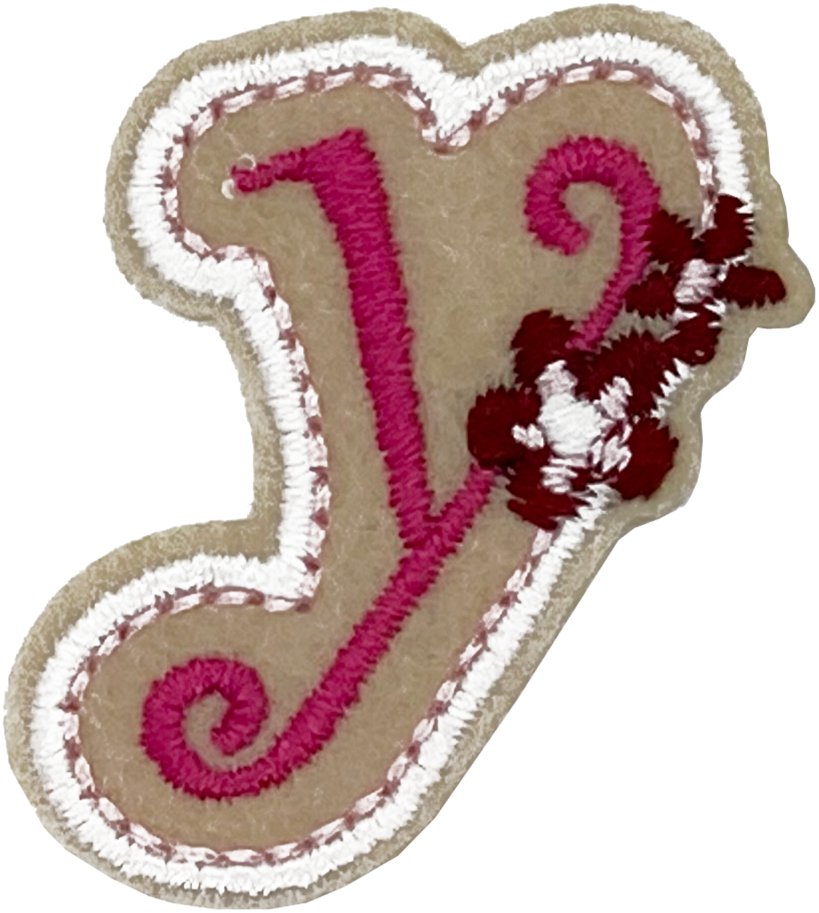 Curly Pink Y - Patch