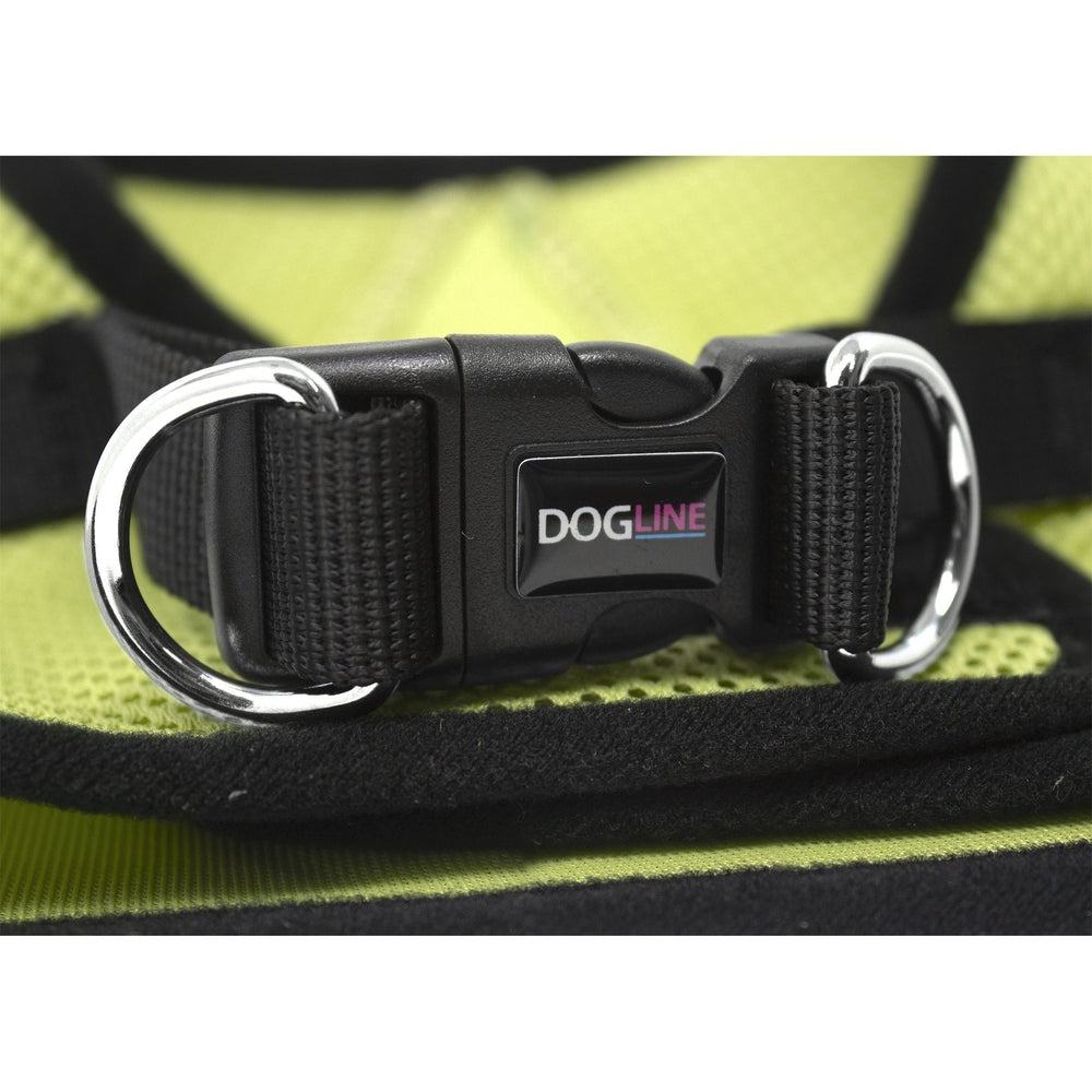 Dogline Boston Mesh Dog Harness with Built-In Hook & Loop Fastener