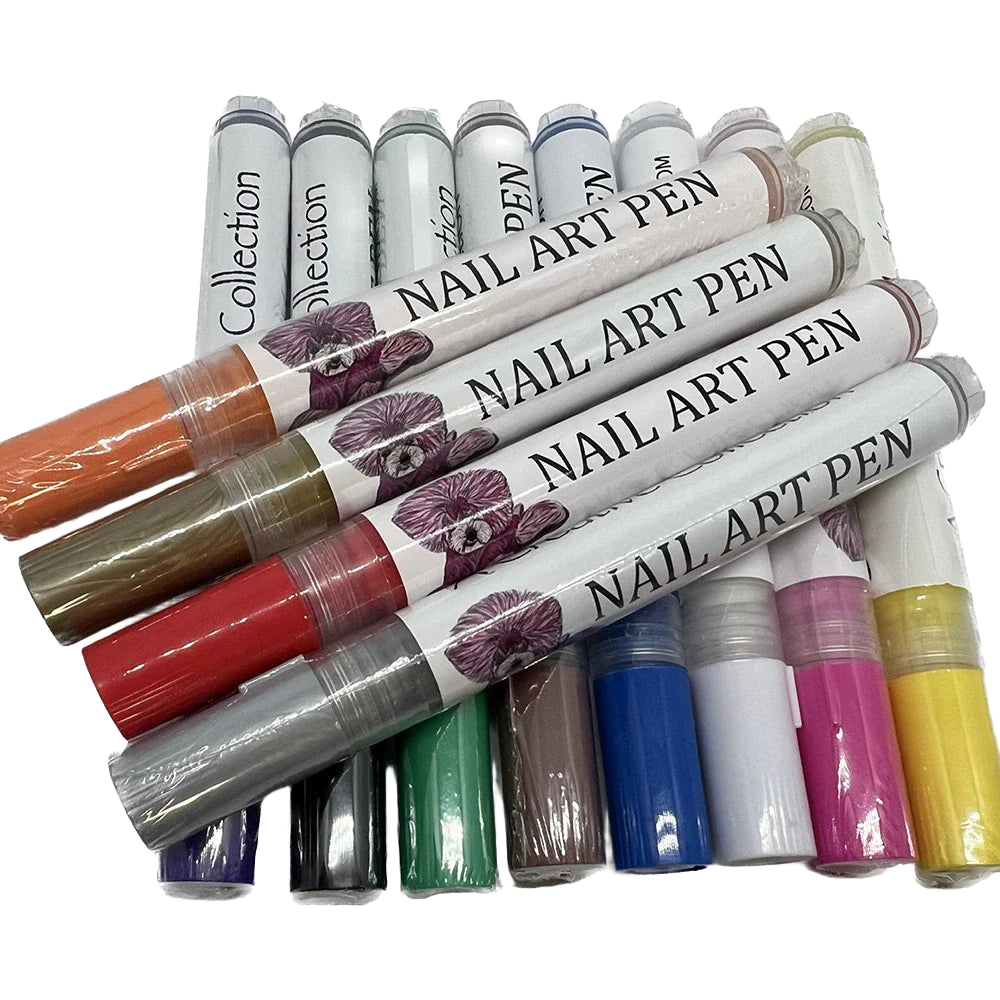 Nail Art Pen (Pack of 12) by A Creative Collection