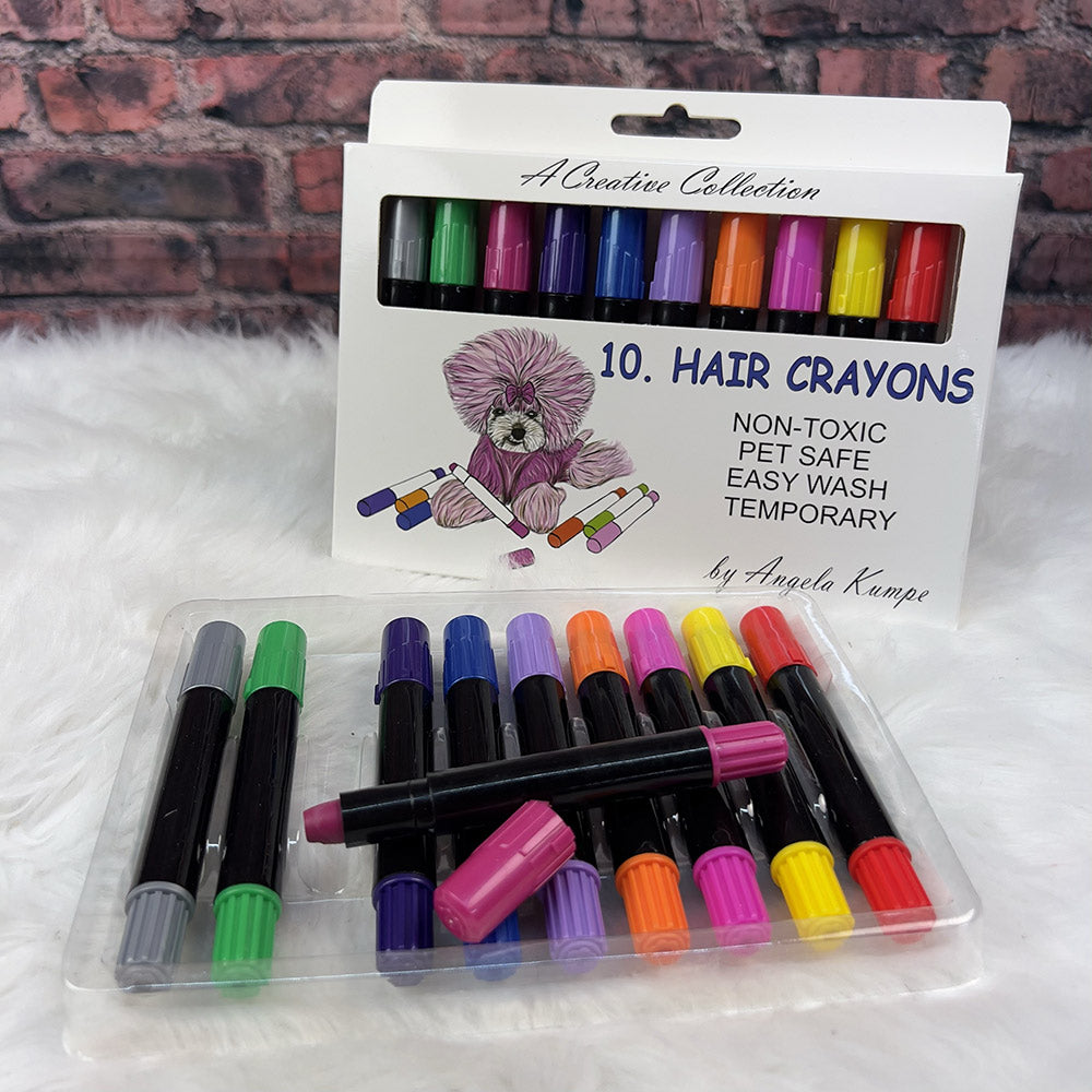 Hair Crayon (Pack of 10) by A Creative Collection