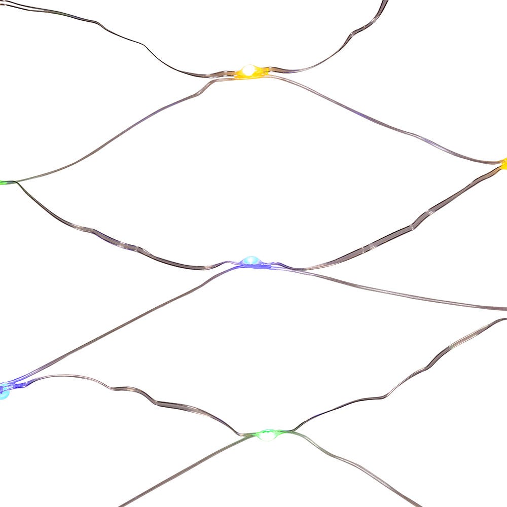 Kurt Adler 300-Light 6-Foot Starburst Multi LED Net Light