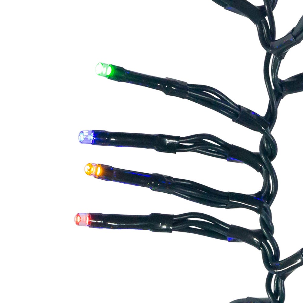 Kurt Adler 3000-Light 98-Foot Cluster Garland with Multi-Color LED Lights