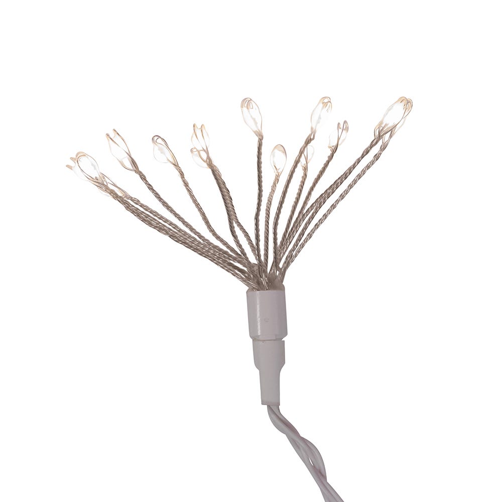 Kurt Adler 75-Light Cluster Burst Warm White LED Light Set