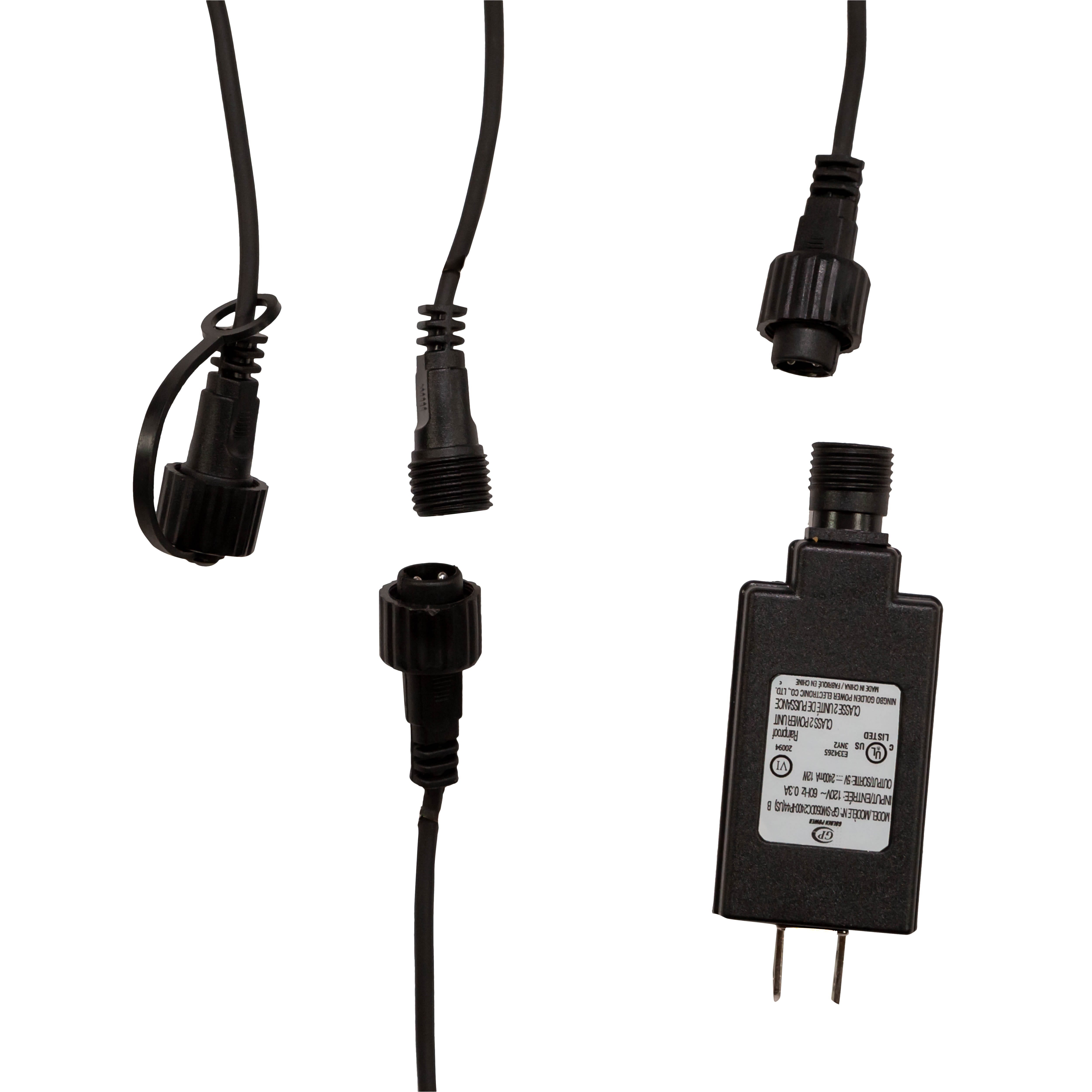 Kurt Adler 100-Light 10-Piece Lantern with Flicker Flame Light Set