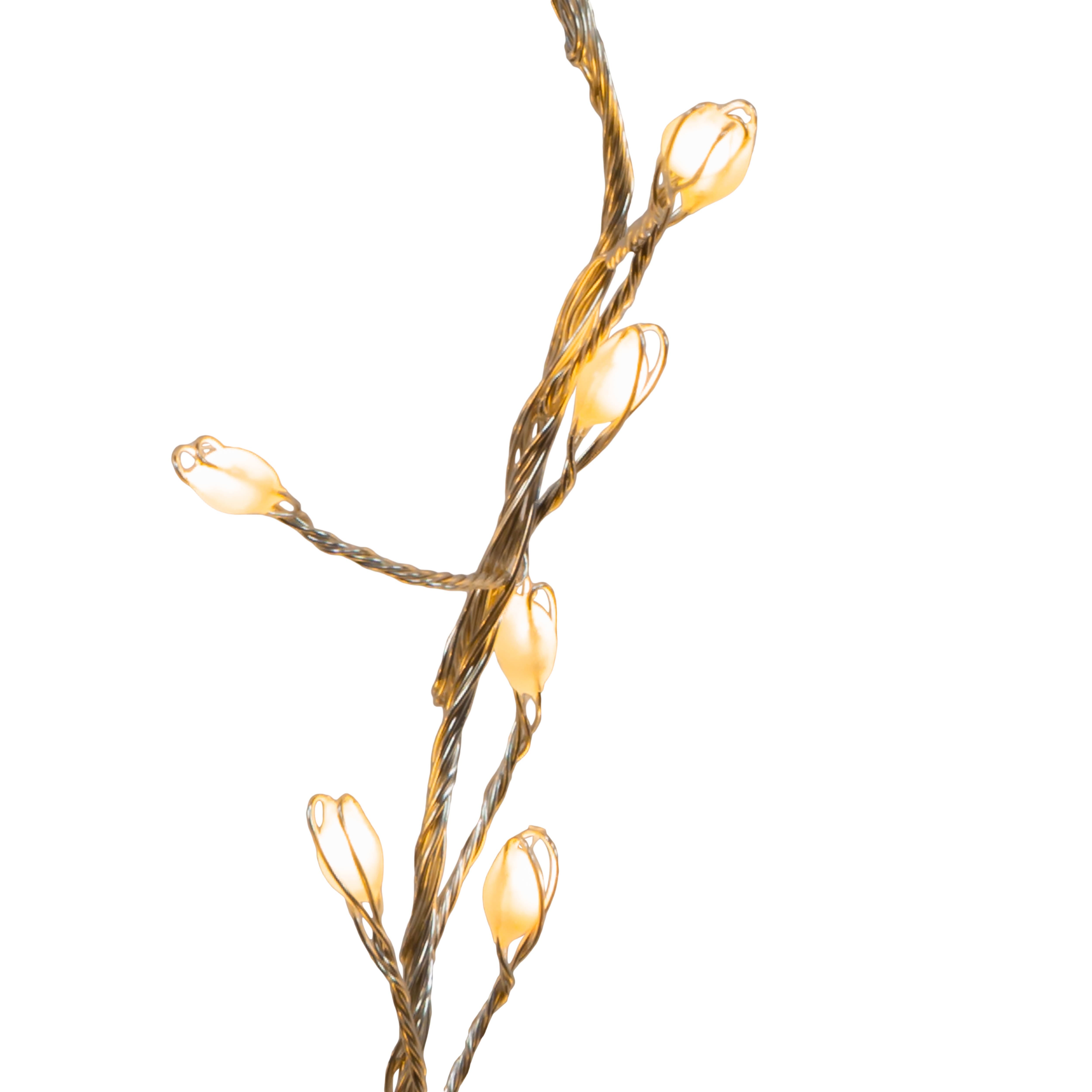 Kurt Adler 300-Light 9.8-Foot Dual Color LED Cluster Garland