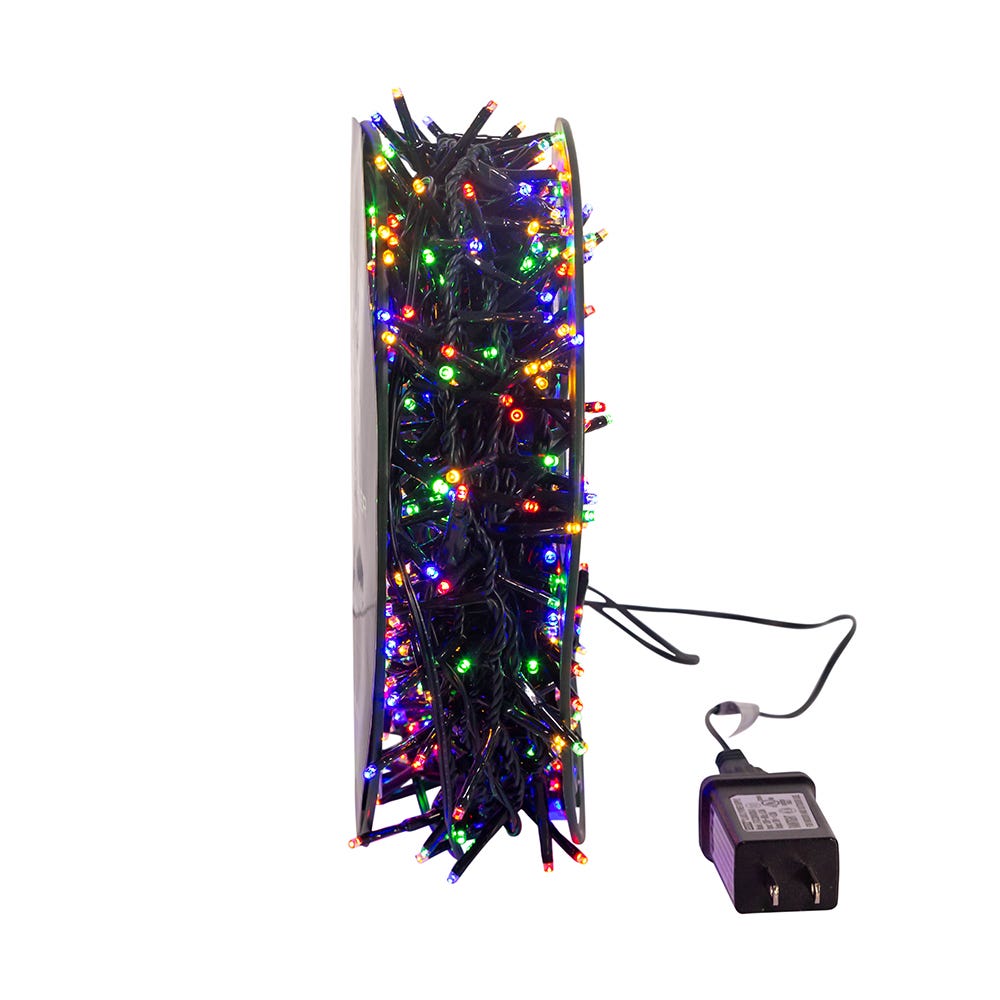 Kurt Adler 600-Light 49-Foot Multi-Color LED Rice Light Set