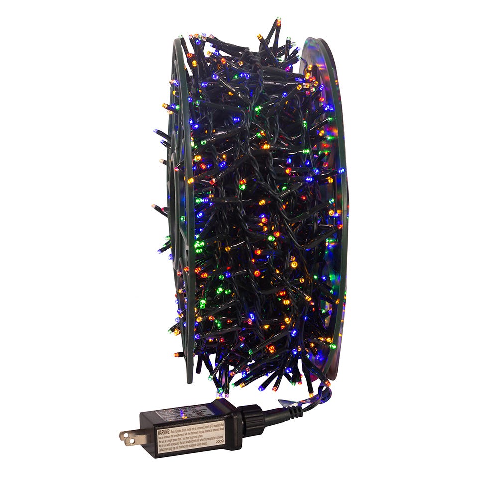 Kurt Adler 1200-Light 98-Foot Multi-Color LED Rice Light Set