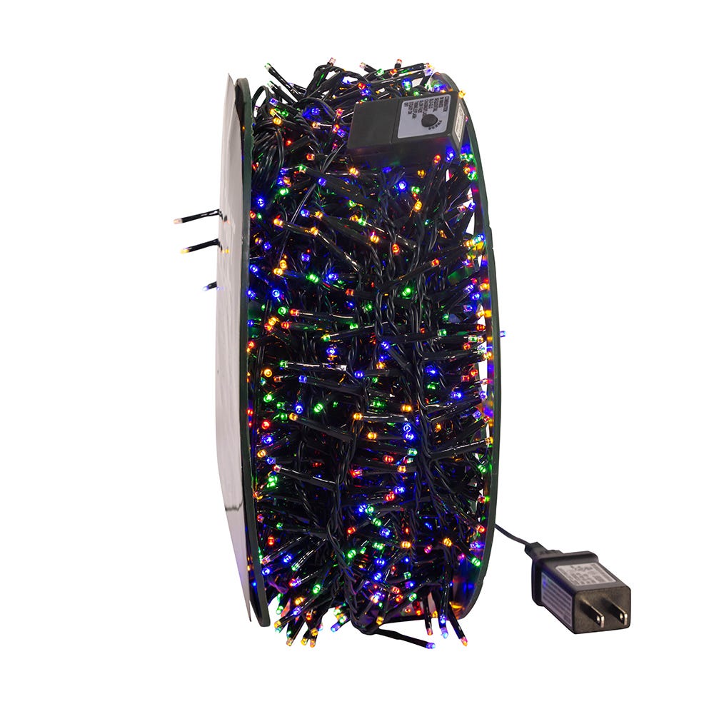 Kurt Adler 1800-Light 148-Foot Multi-Color LED Rice Light Set