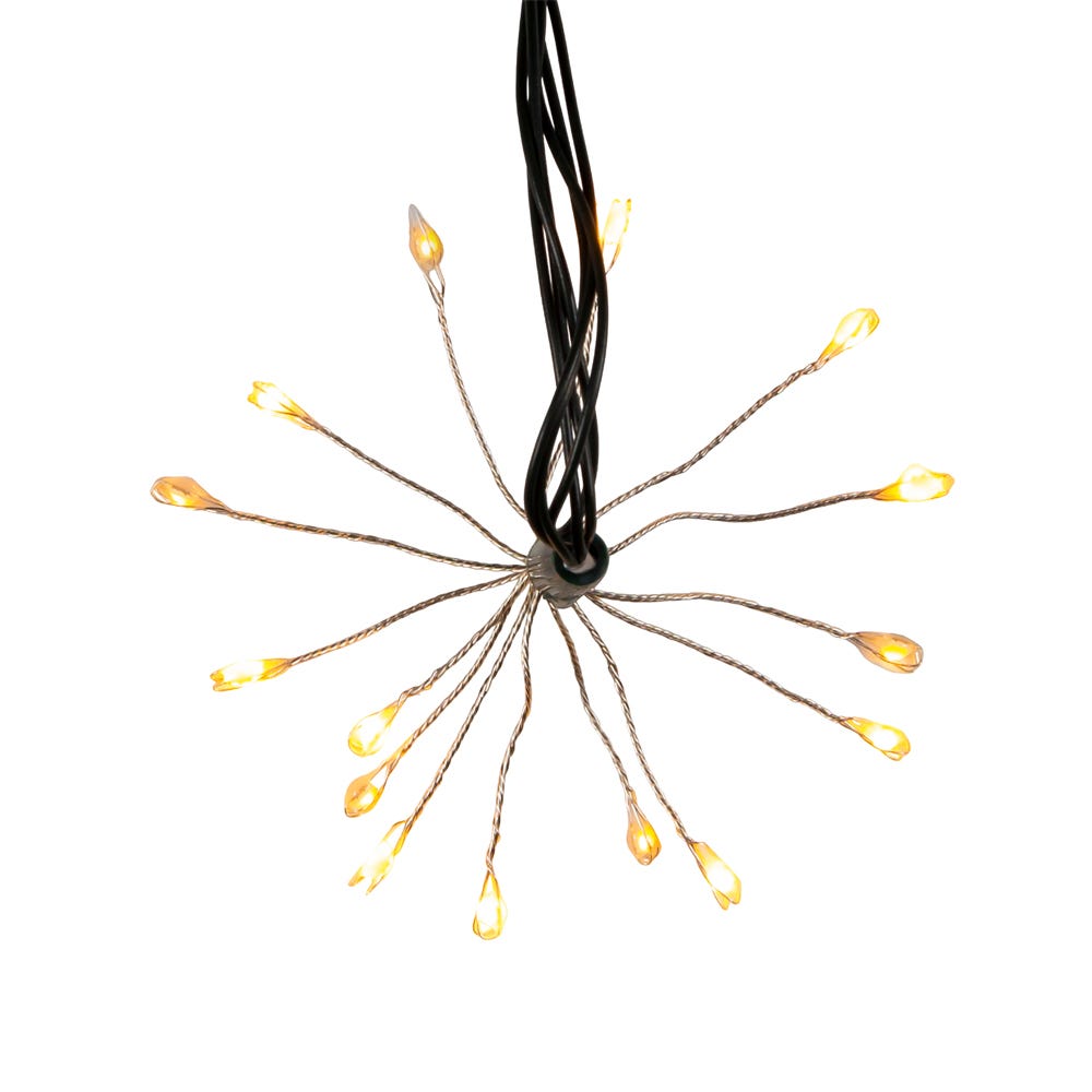 Kurt Adler 75-Light Cluster Burst Classic White Superbright LED Twinkle Light Set