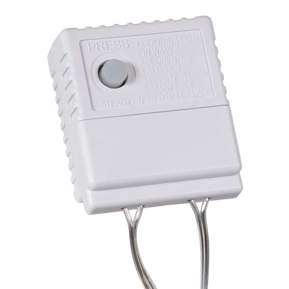 Kurt Adler 480-Light 15.7-Foot Warm White LED Connectable Cluster Garland