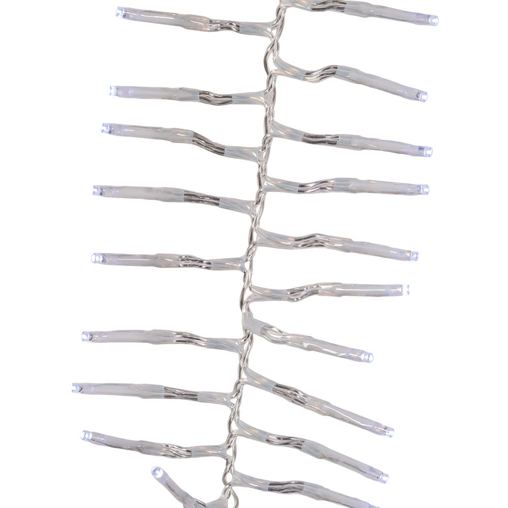 Kurt Adler 1000-Light 32.8-Foot Cool White LED Cluster Garland