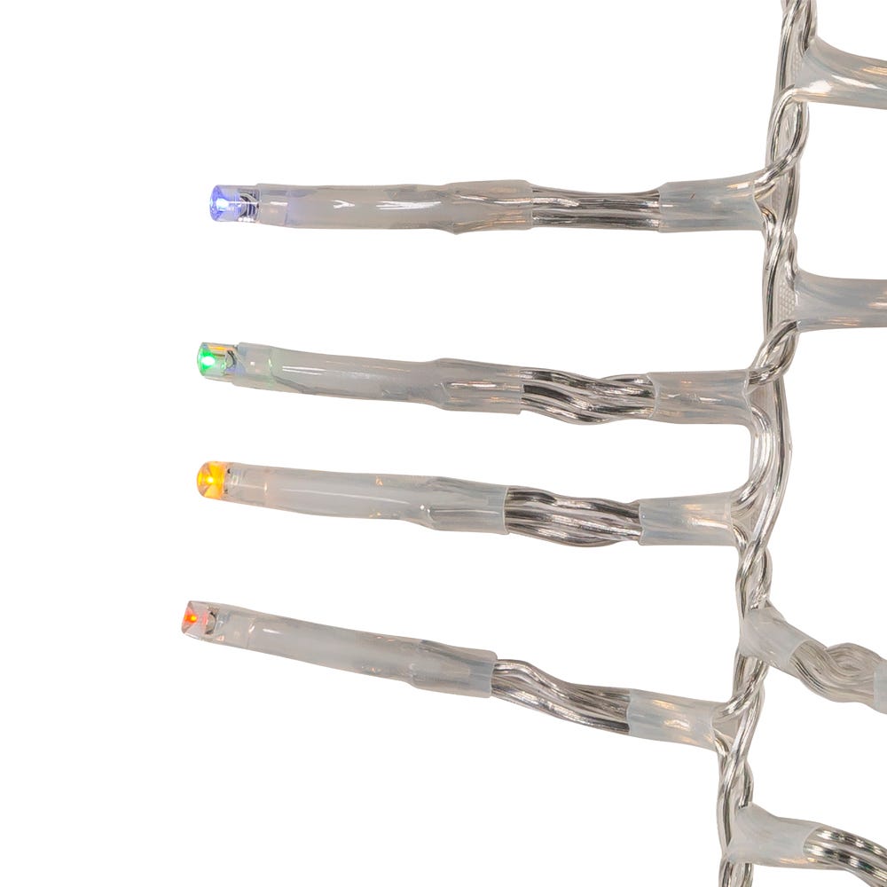 Kurt Adler 1000-Light 32.8-Foot Multicolored LED Cluster Garland