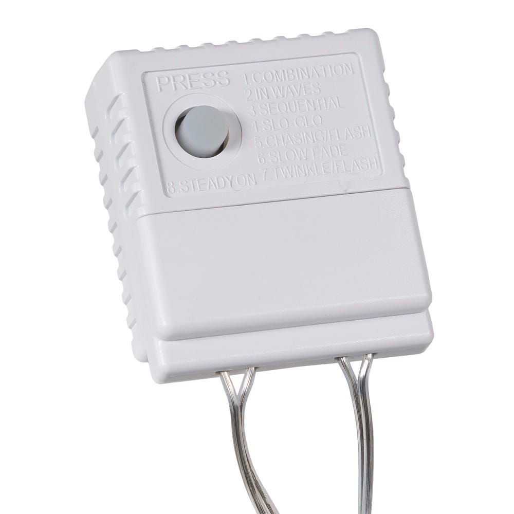 Kurt Adler 1000-Light 32.8-Foot Warm White LED Cluster Garland