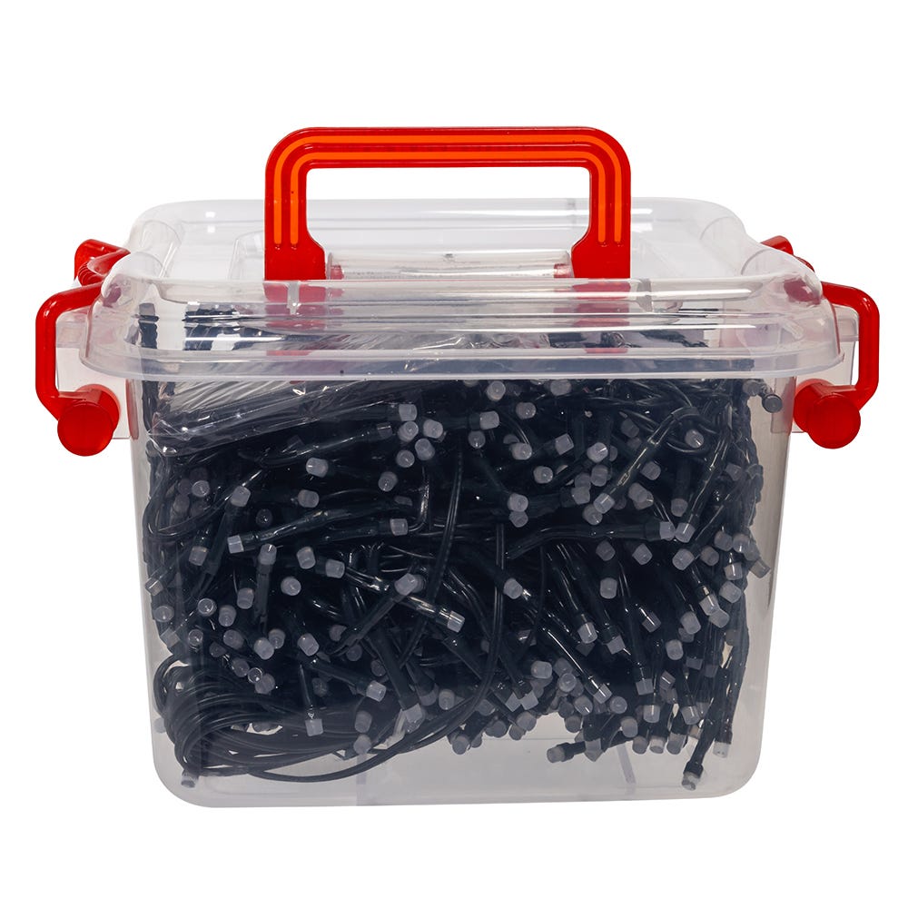 Kurt Adler 49-Foot 600-Light RGB LED Multifunction Rice Lights with Remote