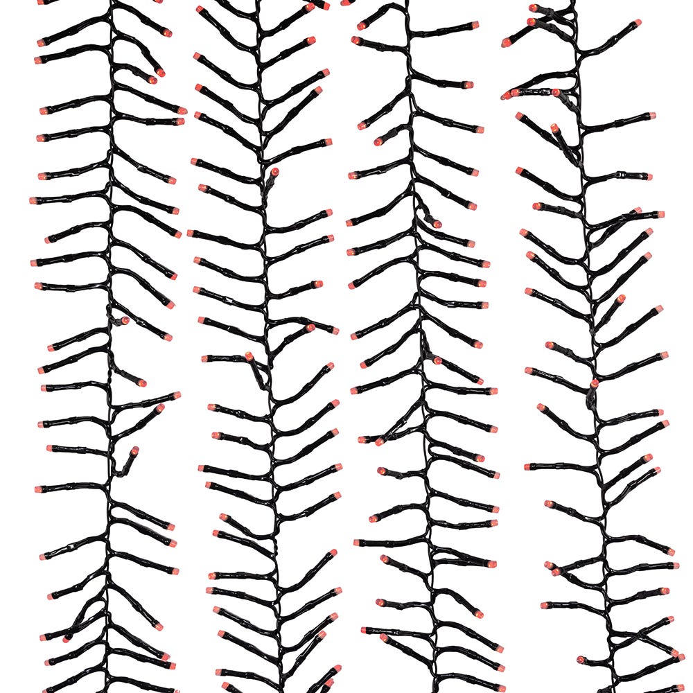 Kurt Adler 49-Foot 600-Light RGB LED Multifunction Rice Lights with Remote