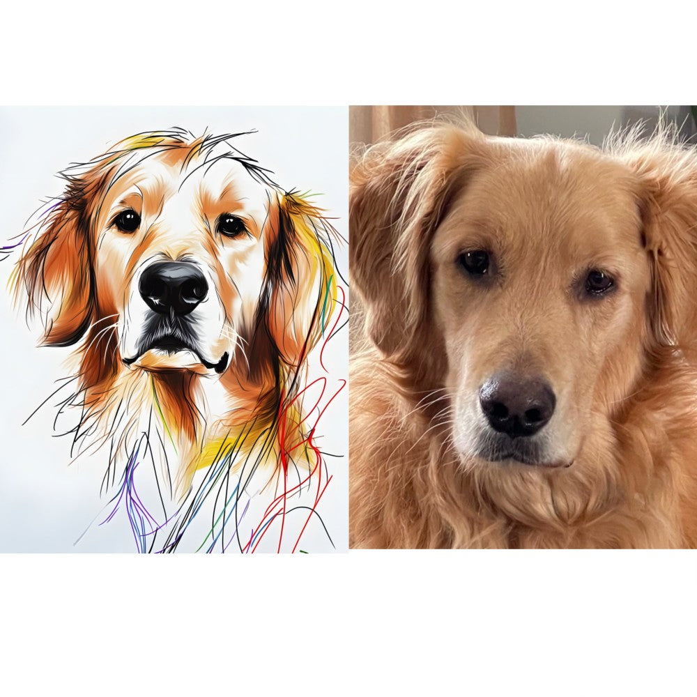 PetLines Texture Portrait