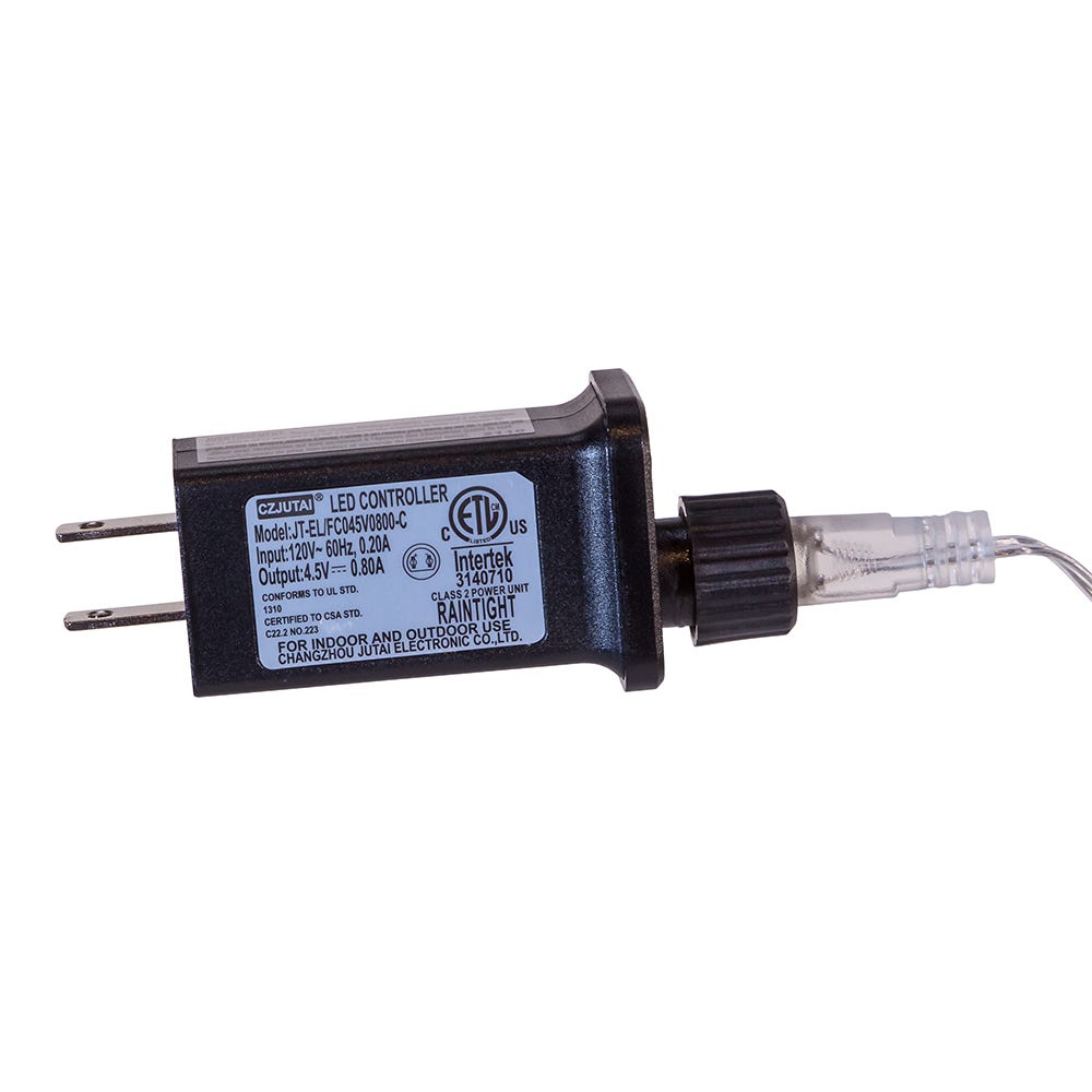 Kurt Adler 100-Light 8-Foot Warm White LED Bead Cluster Garland