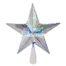Kurt Adler 10-Inch 18-Light Merry Christmas Silver Star Tree Topper