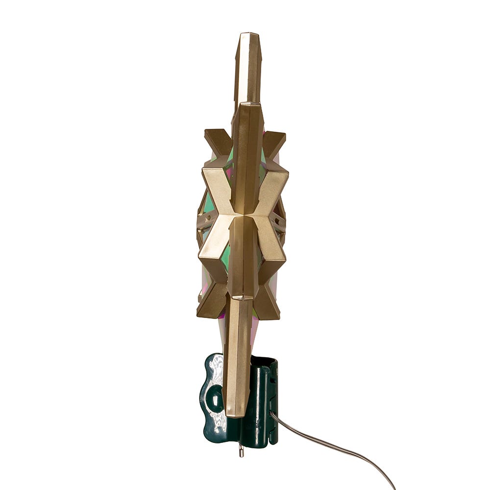 Kurt Adler 11.5-Inch 21-Light 7 Point LED Iridescent Star Tree Topper