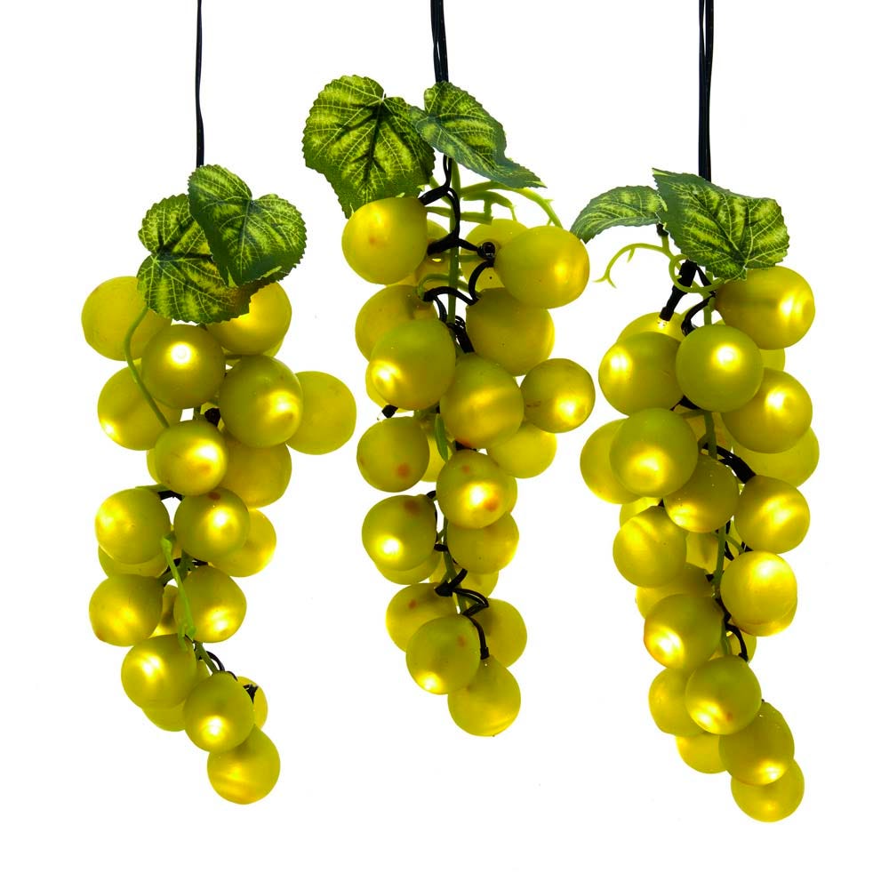 Kurt Adler 75-Light LED Large Green Grape Light Set