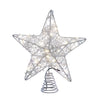 Kurt Adler 10.5-Inch 30-Light Warm White LED Fairy Light 5-Point Star Tree Topper