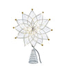 Kurt Adler stunning 14.5-Inch 50-Light Warm White LED 12-Point Star Tree Topper
