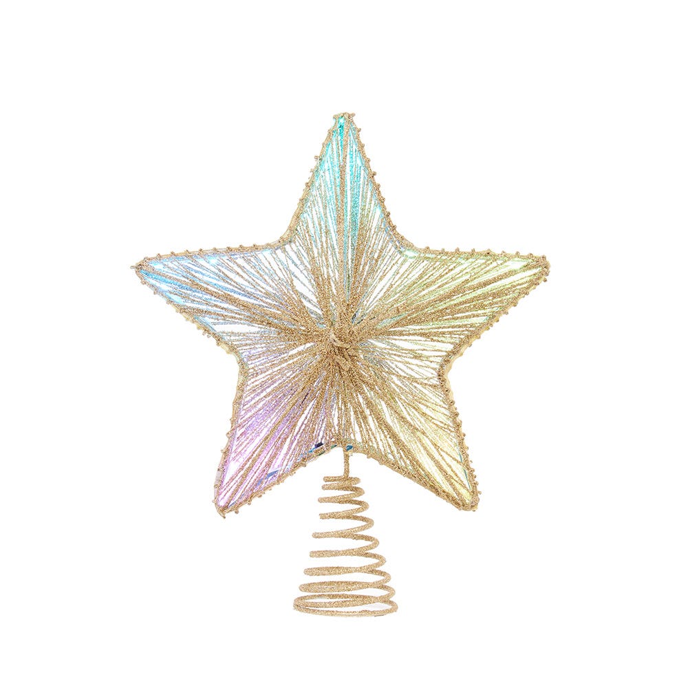 Kurt Adler 11.5-Inch 27-Light Multicolor LED Star Tree Topper