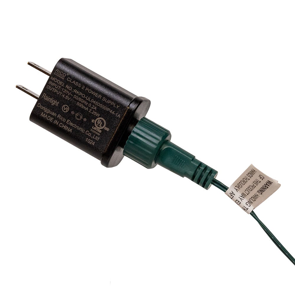 Kurt Adler 11.5-Inch UL 20-Light Multicolor Fairy Twinkle LED Gold Glitter 5-Point Star Tree Topper