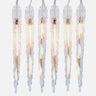 Kurt Adler 10-Light LED Warm White Icicle Light Set