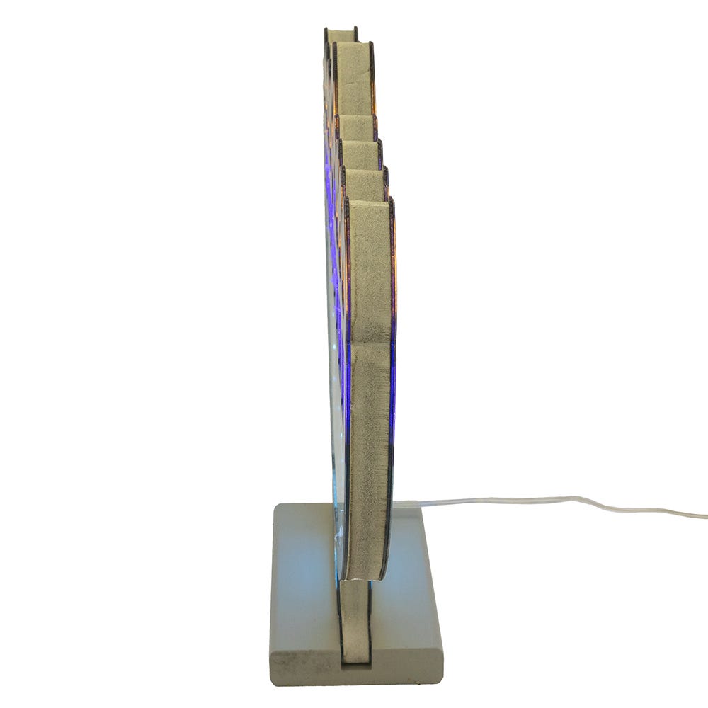 Kurt Adler 9.84-Inch Menorah Infinity Light