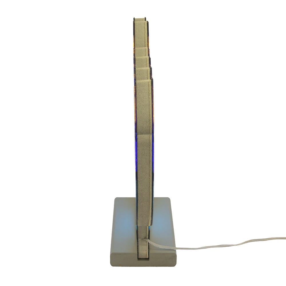 Kurt Adler 9.84-Inch Menorah Infinity Light