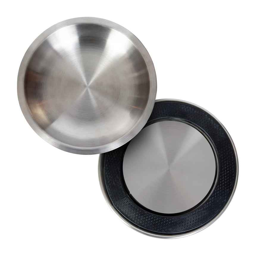 Wrangler® Double‑Walled Stainless Steel Bowl – Silver