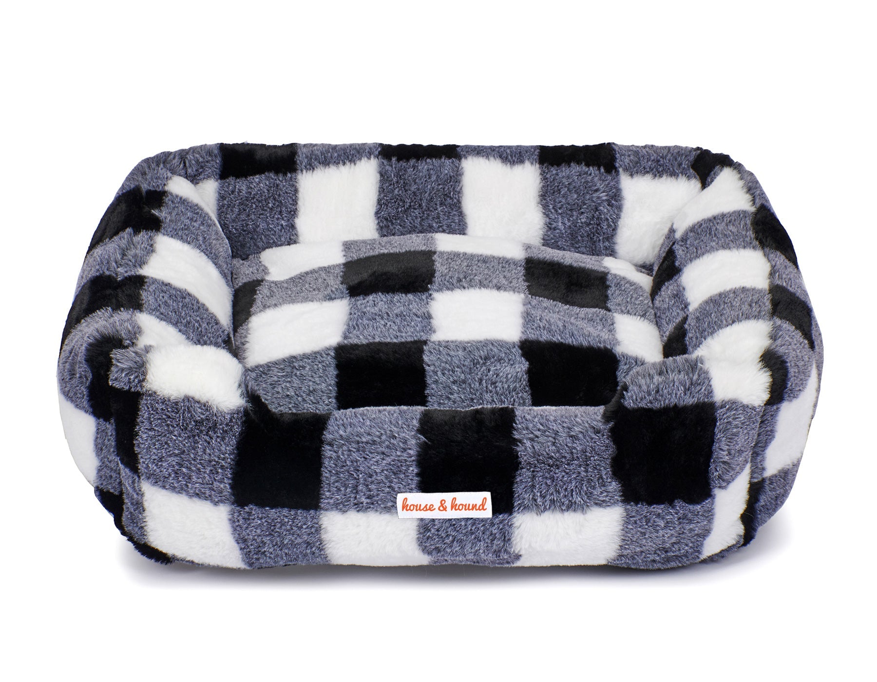 Mink Relaxer Bed - Black & White