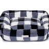Mink Relaxer Bed - Black & White