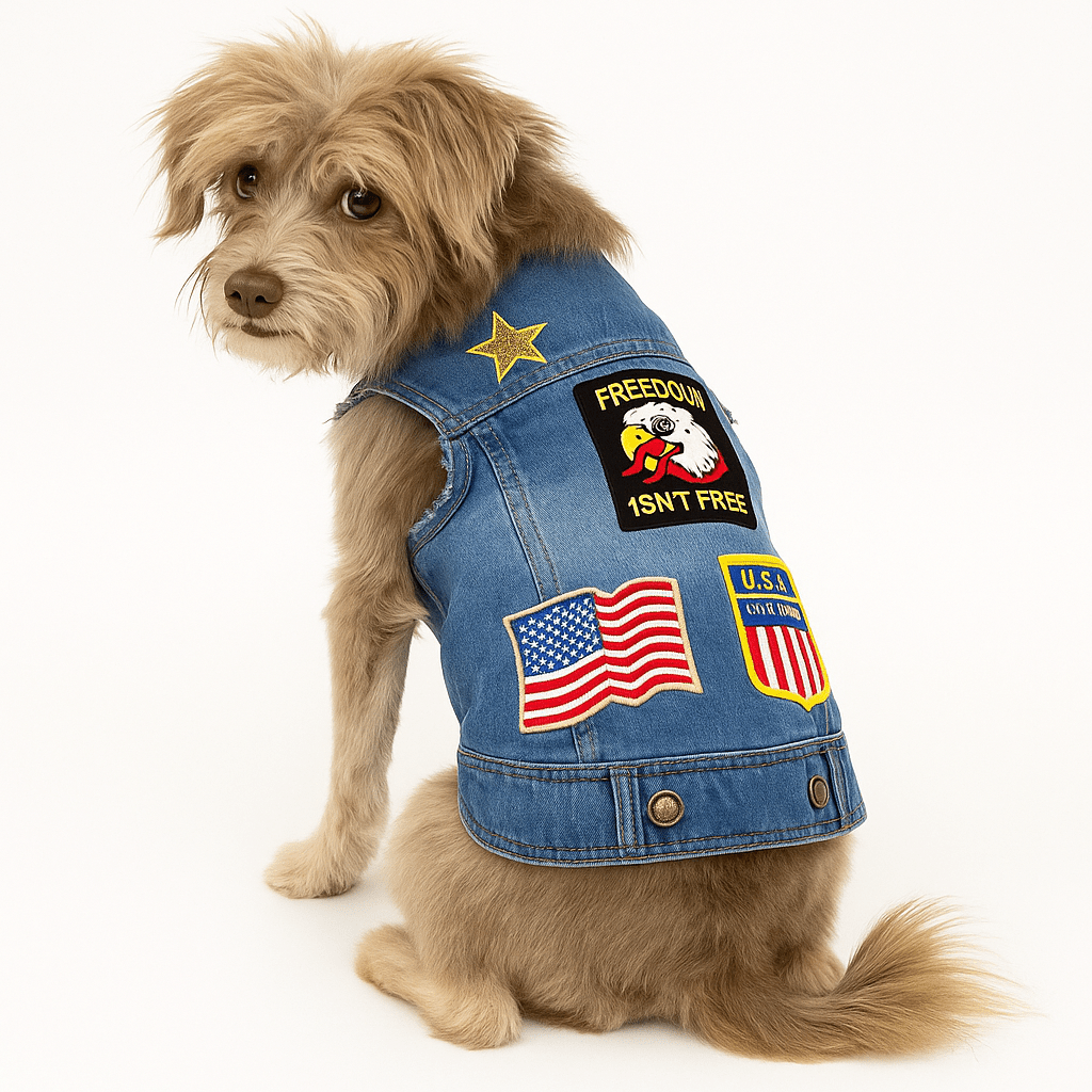 Heads or Tails Pup All American Dog Vest