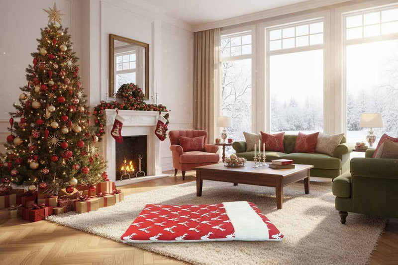 Bowsers Alpine Mattress Antlers Red
